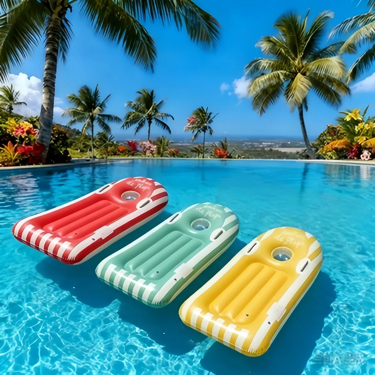 Manufacturer Wholesale Inflatable Surfboard For Kids, Floating Water Toy Ride-On Float, Swimming Learning Board