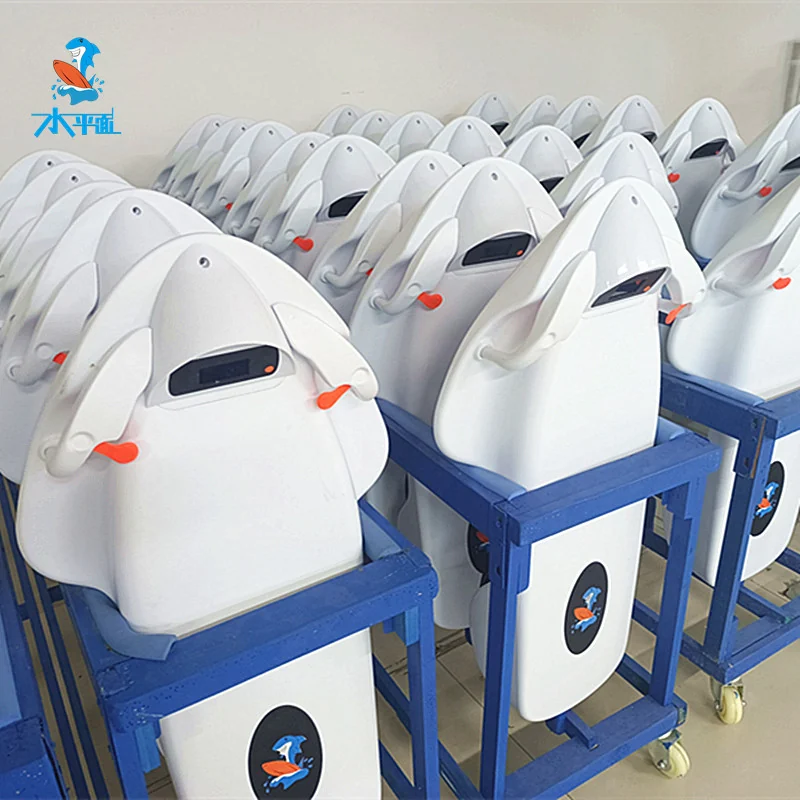 电动浮板冲浪板游泳器鲨鱼动力划板滑水上推进器游泳趴板礼品冲浪