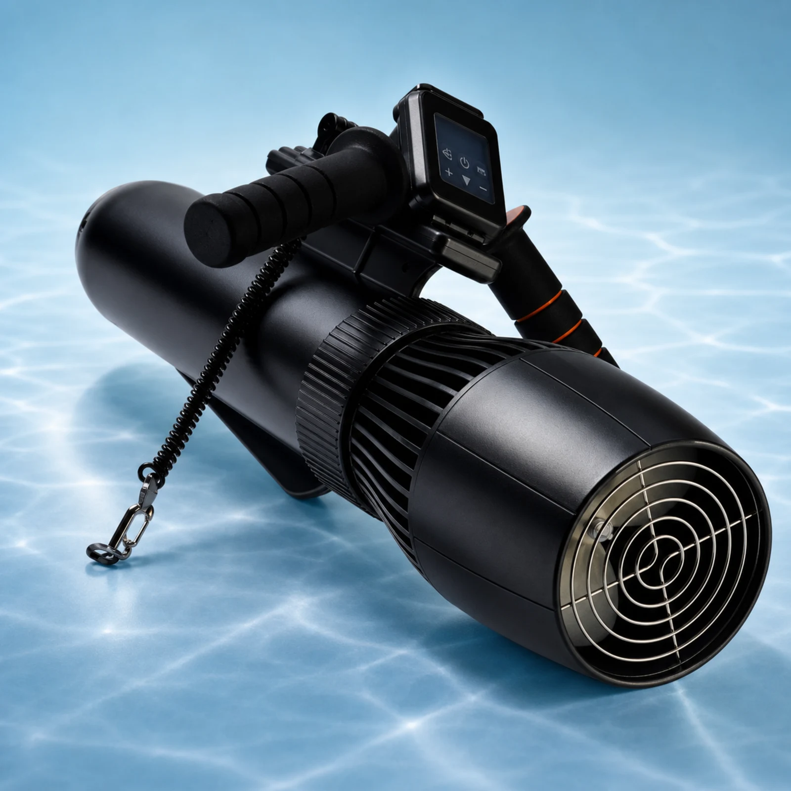 700W Handheld Underwater Scooter for Diving, Snorkeling, and Camera Mount Use
