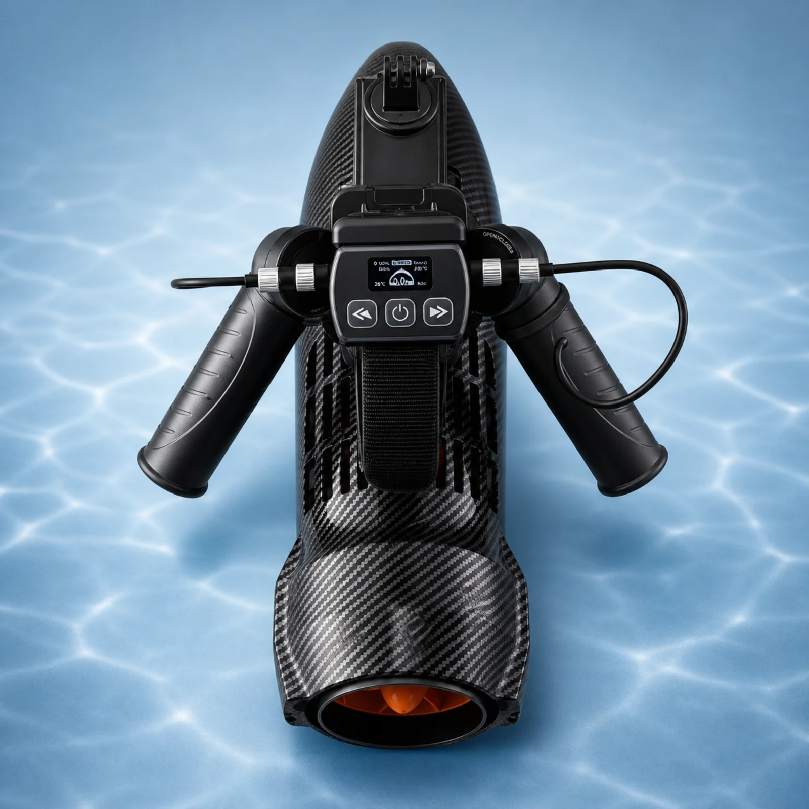 Backpack-Style Underwater Propulsion Motor for SUP, Snorkeling, and Diving