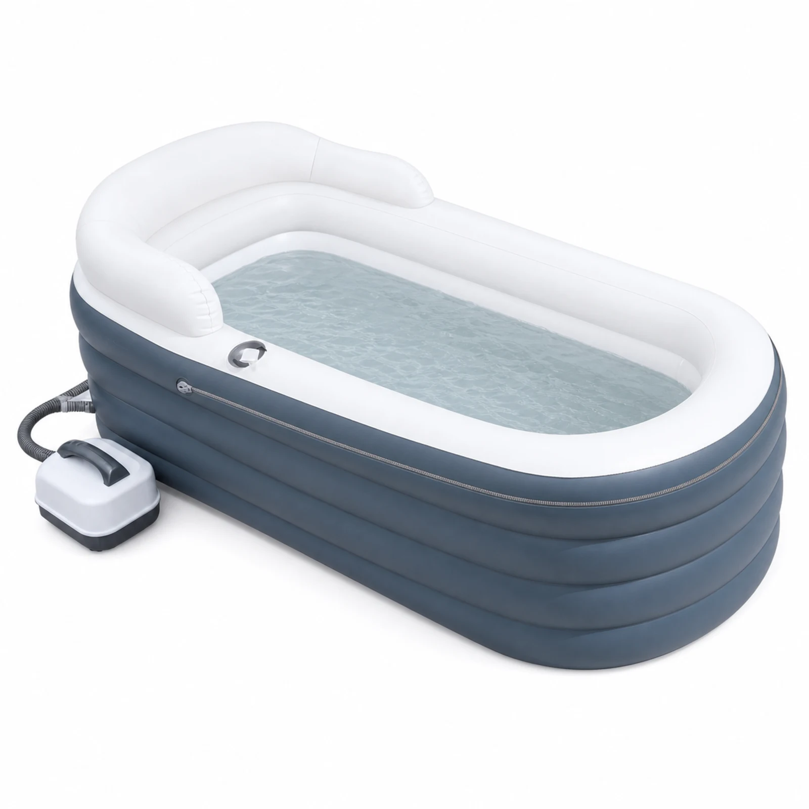 Inflatable Constant-Temperature Spa Bath Tub with Massage and Wave System